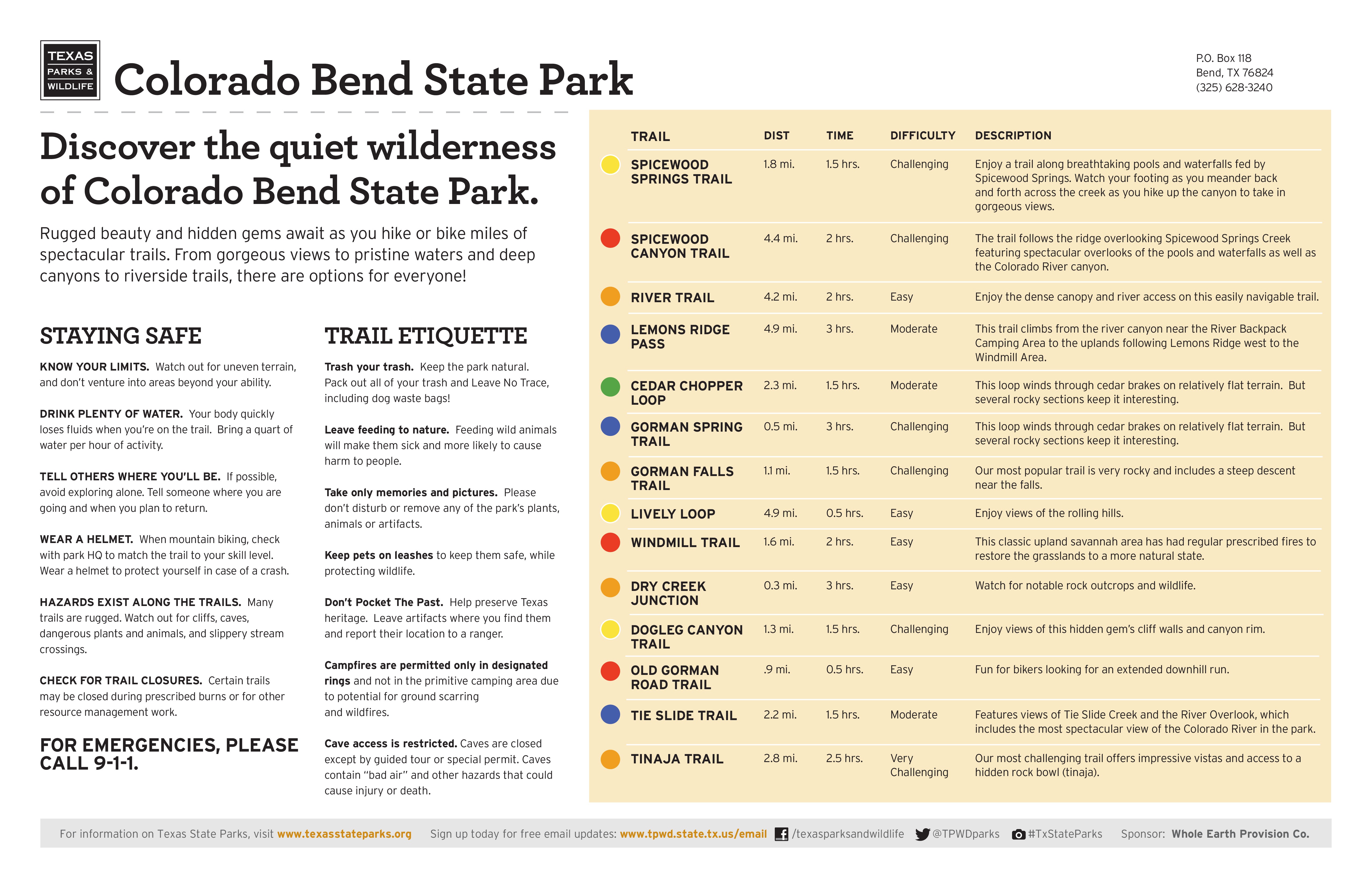 Colorado Bend SP Trails Map-page-1